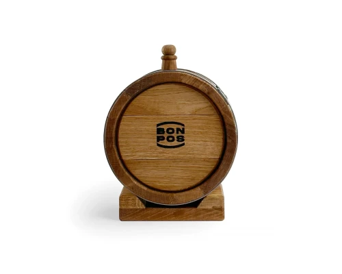Beczka dębowa - butla 2 litry